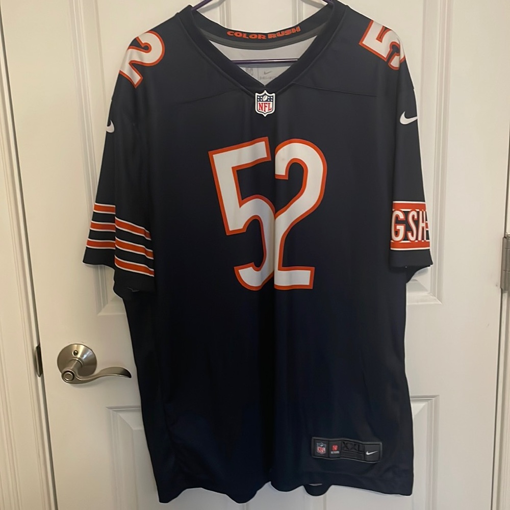 Chicago Bears color rush jersey